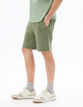 Celio Cotton Blend Bermuda - Green