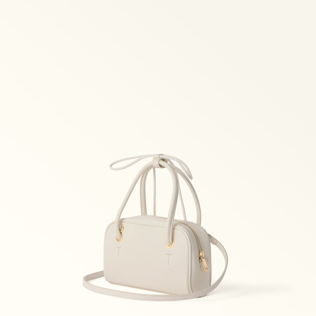 Furla Poppy Mini Dome in White - Bags 