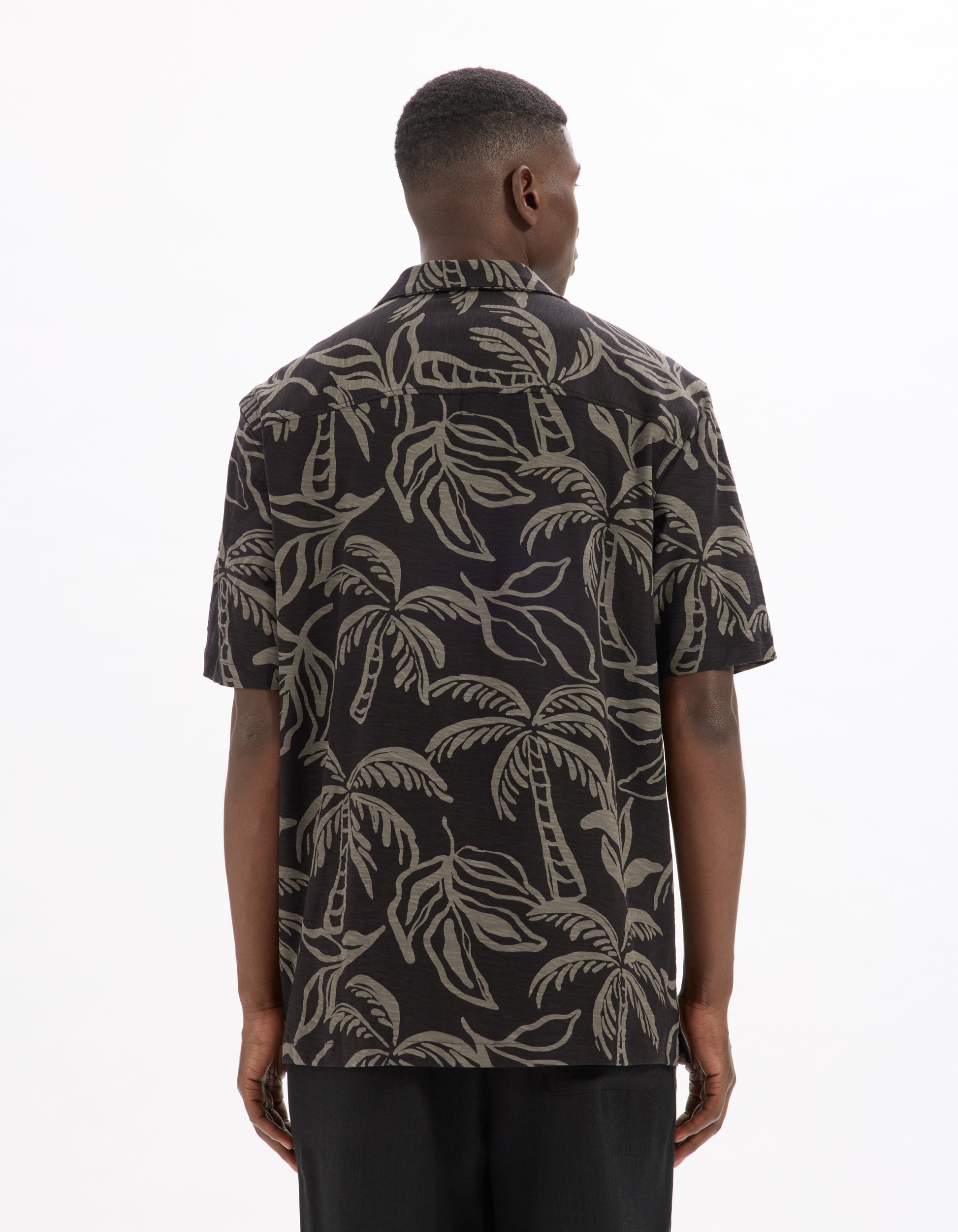 Black Short Sleeves Shirt - Celio Lebanon