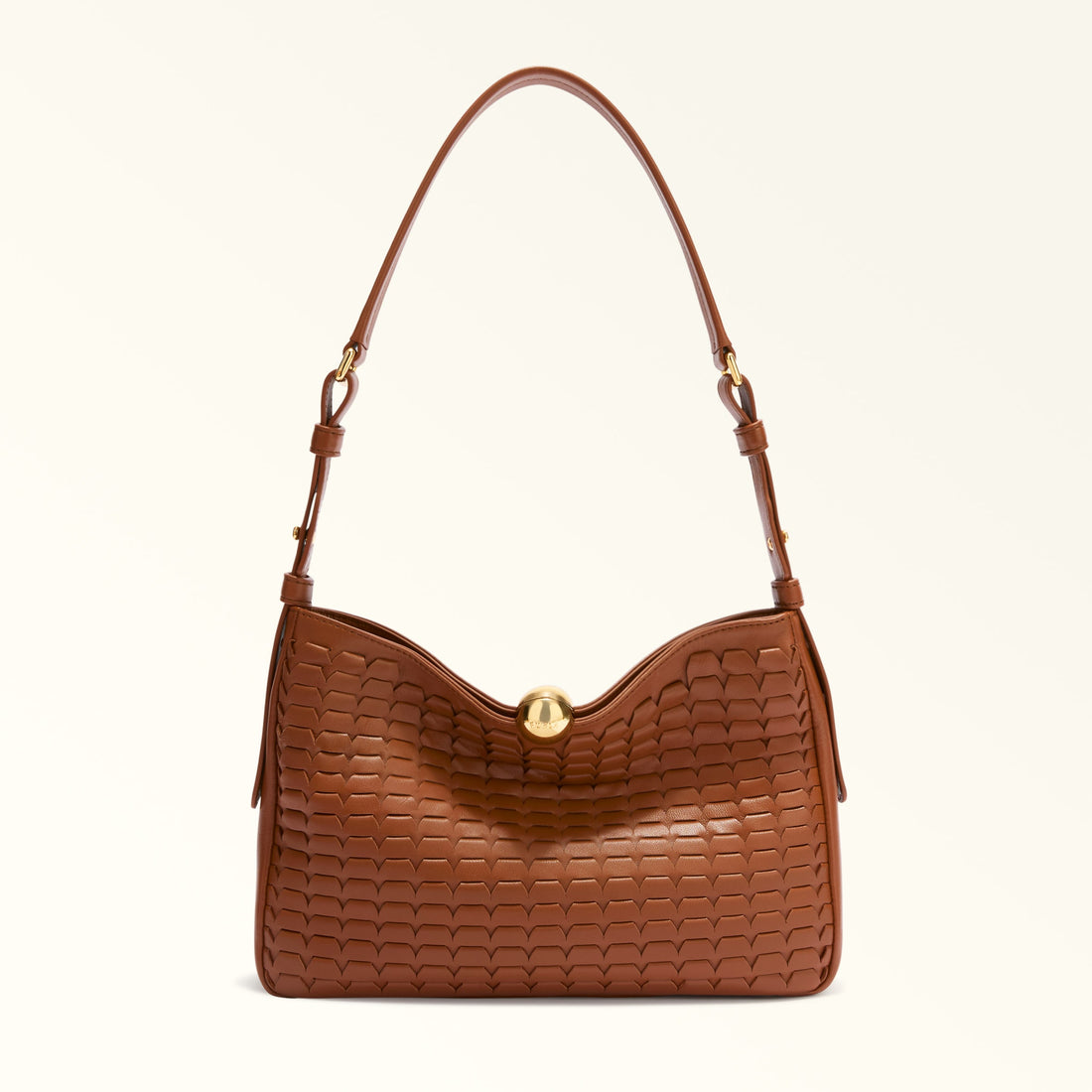 Shoulder Bag F5S-Furla Sfera Soft Cognac H