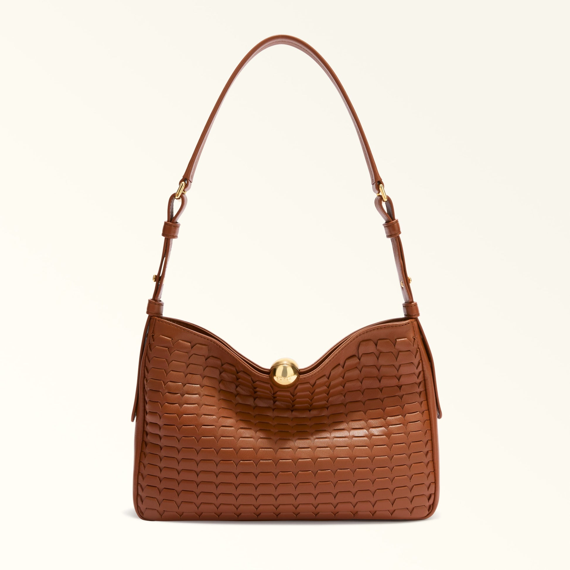 Shoulder Bag F5S-Furla Sfera Soft Cognac H