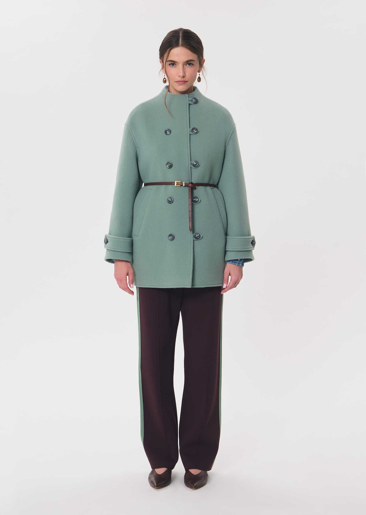 Maurice coat in green by Tara Jarmon