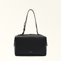 Furla Double S Boston  Bag In Leather