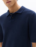 Regular Fit 100% Cotton Waffle Knit Polo Celio