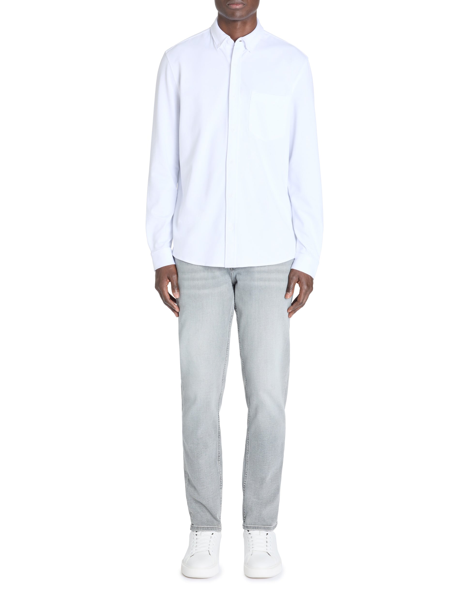 White Long Sleeves Shirt for Men