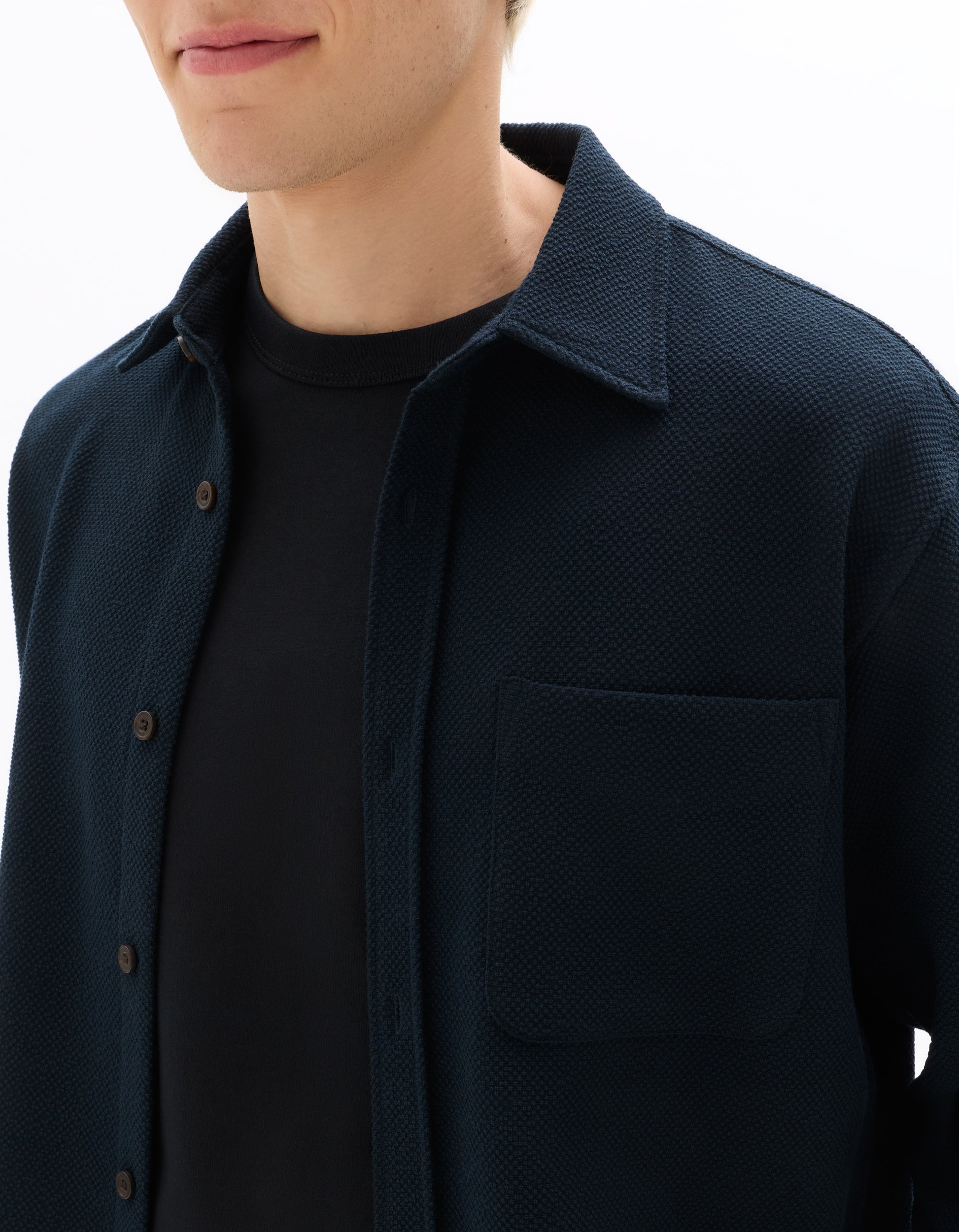Navy Overshirt for Men