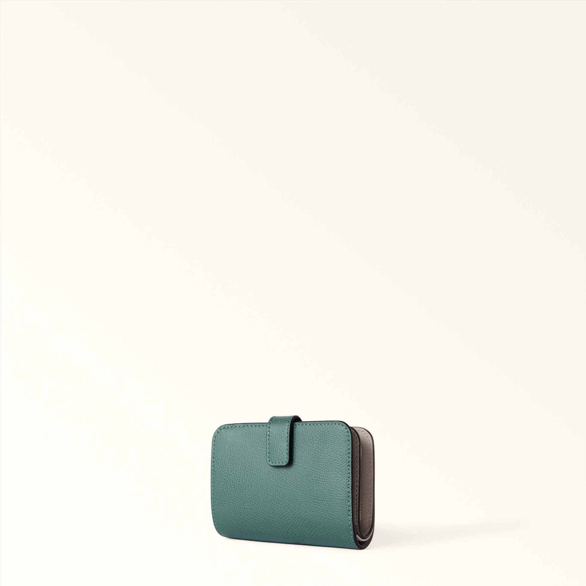 Furla Camelia S Compact Wallet in Green - Wallets 