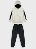 Cotton Blend Boy Set - Black