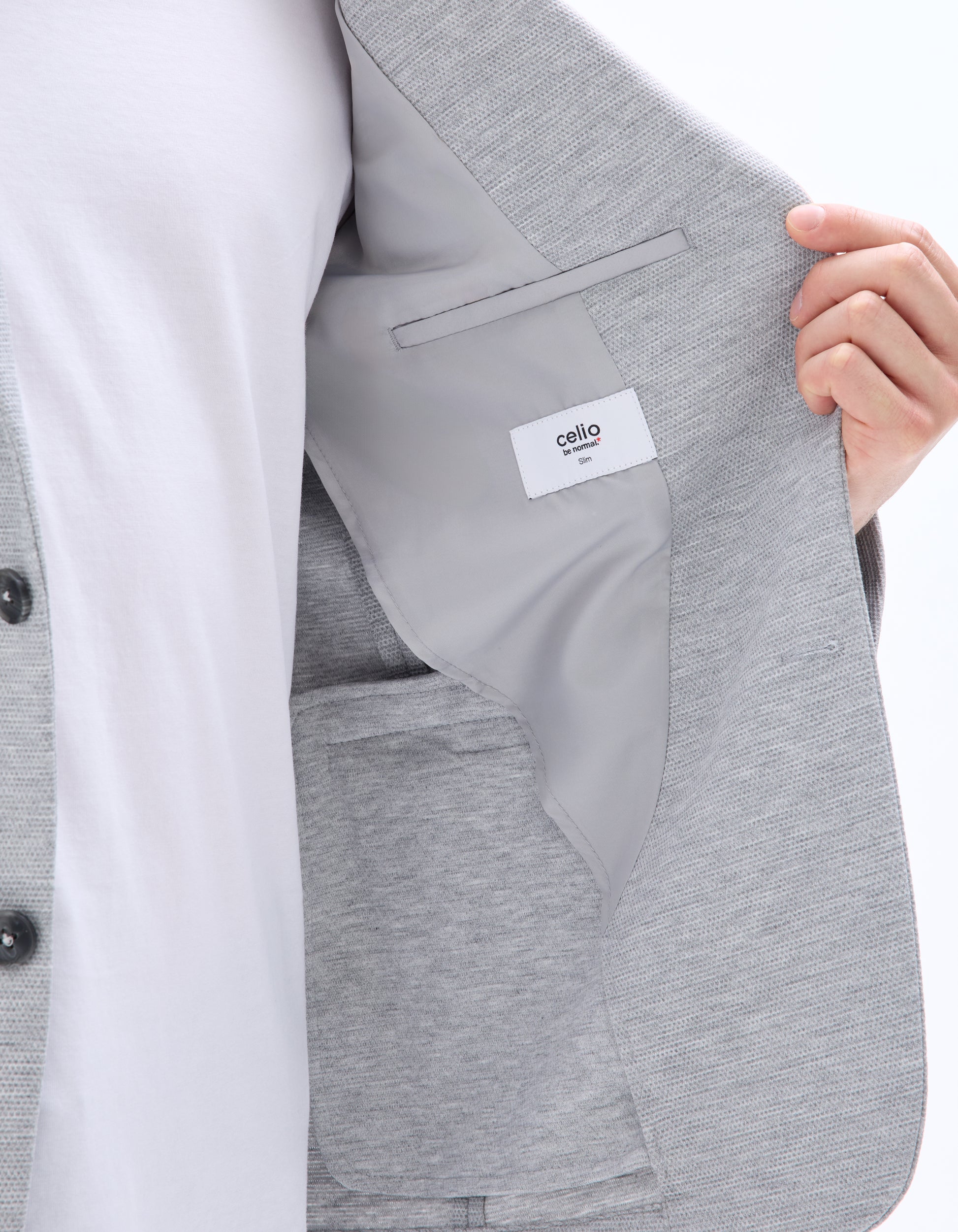 Gris Blazer - Celio Lebanon
