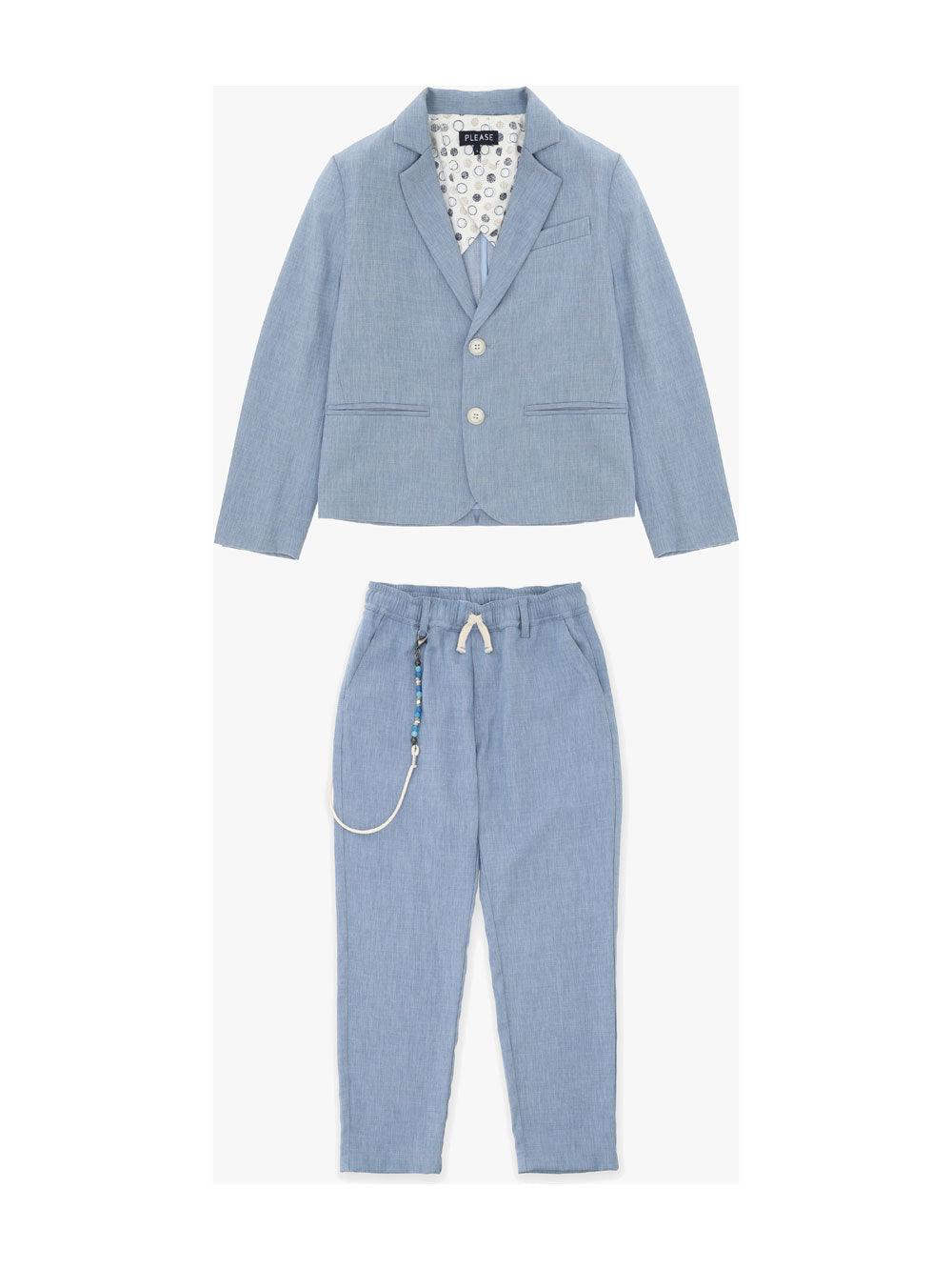 blue set top & bottom Set Top & Bottom KHABBAZ