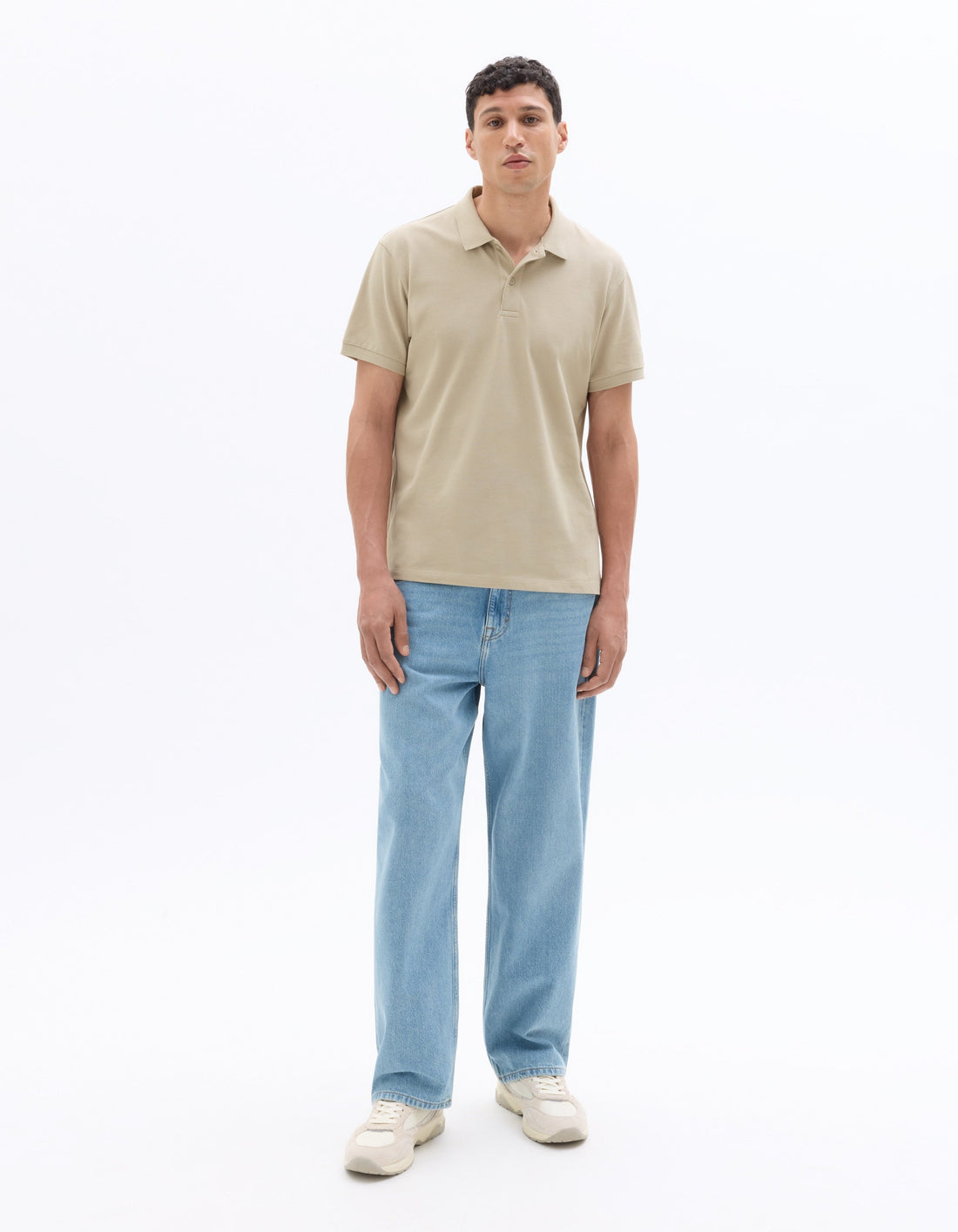 Regular Fit 100% Cotton Pique Polo Celio