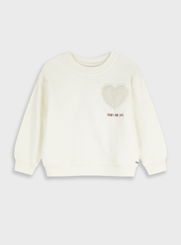 Cotton Girl Blouse - Cream