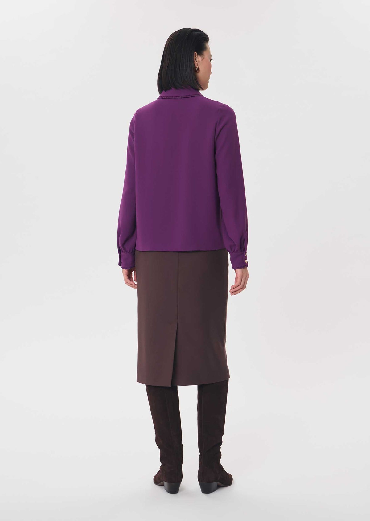 Tessy top in purple by Tara Jarmon