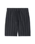 Celio Regular Fit Striped Bermuda Shorts - Blue