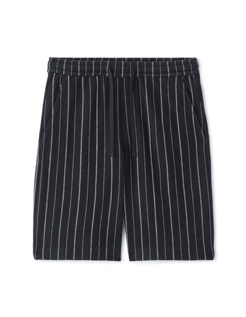 Celio Regular Fit Striped Bermuda Shorts - Blue