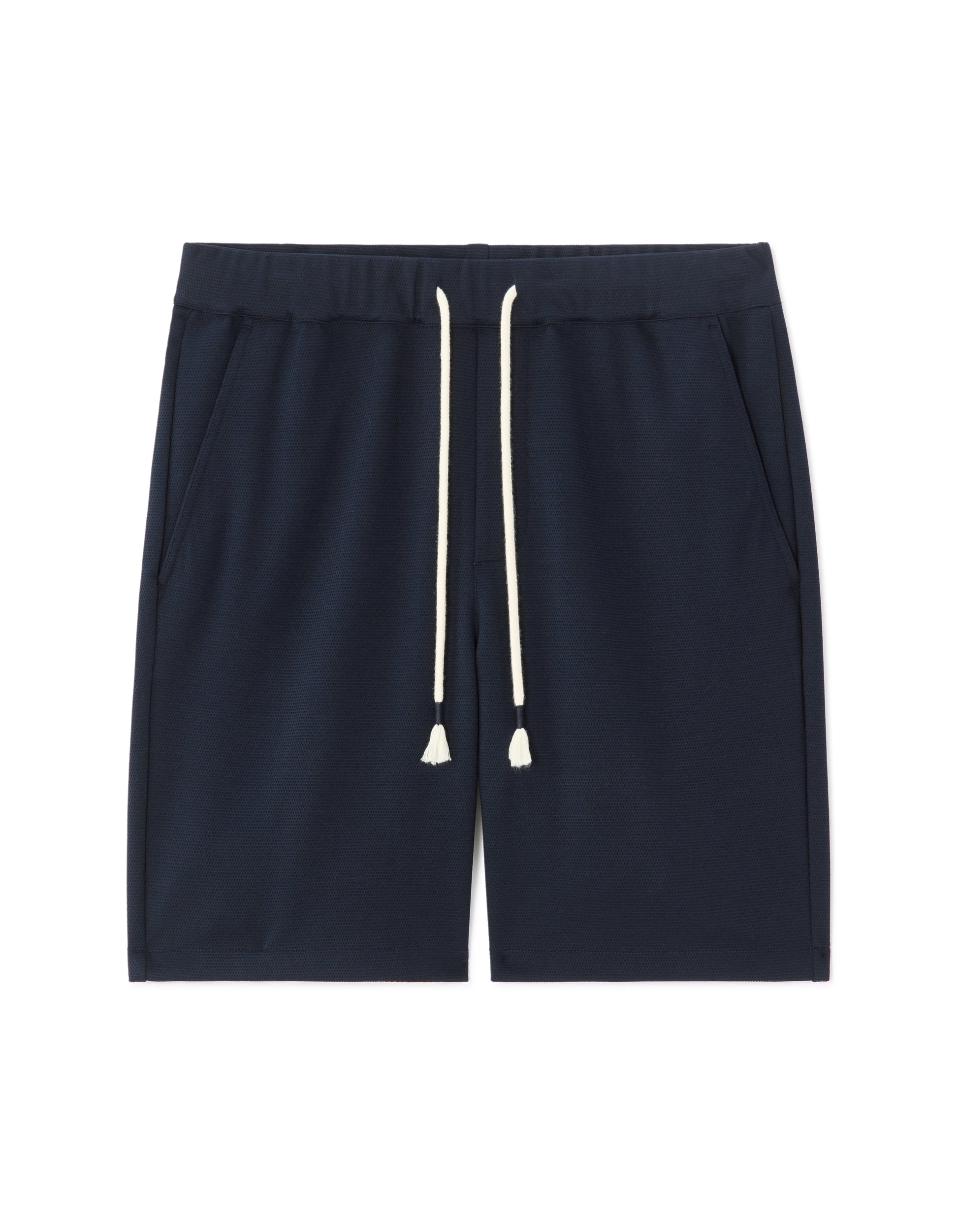 Celio Pique knit Bermuda shorts - Navy