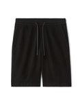 Celio Black Textured Knit Bermuda - Black