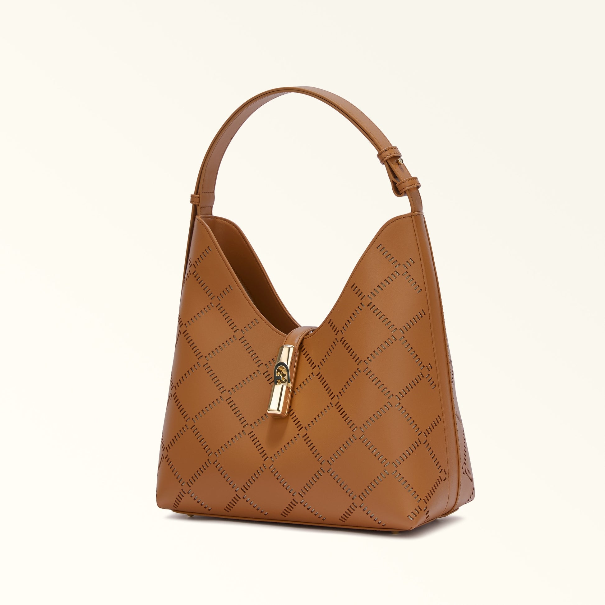 Furla Goccia M Hobo in Brown - Bags 