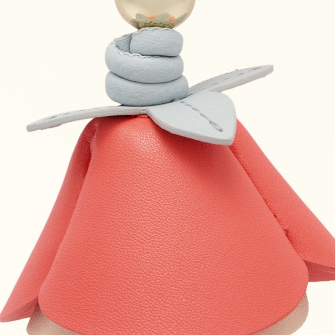 Furla Allegra Rose Keyring in Orange - Charms 