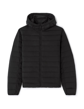Black Puffy Jacket - Celio Lebanon
