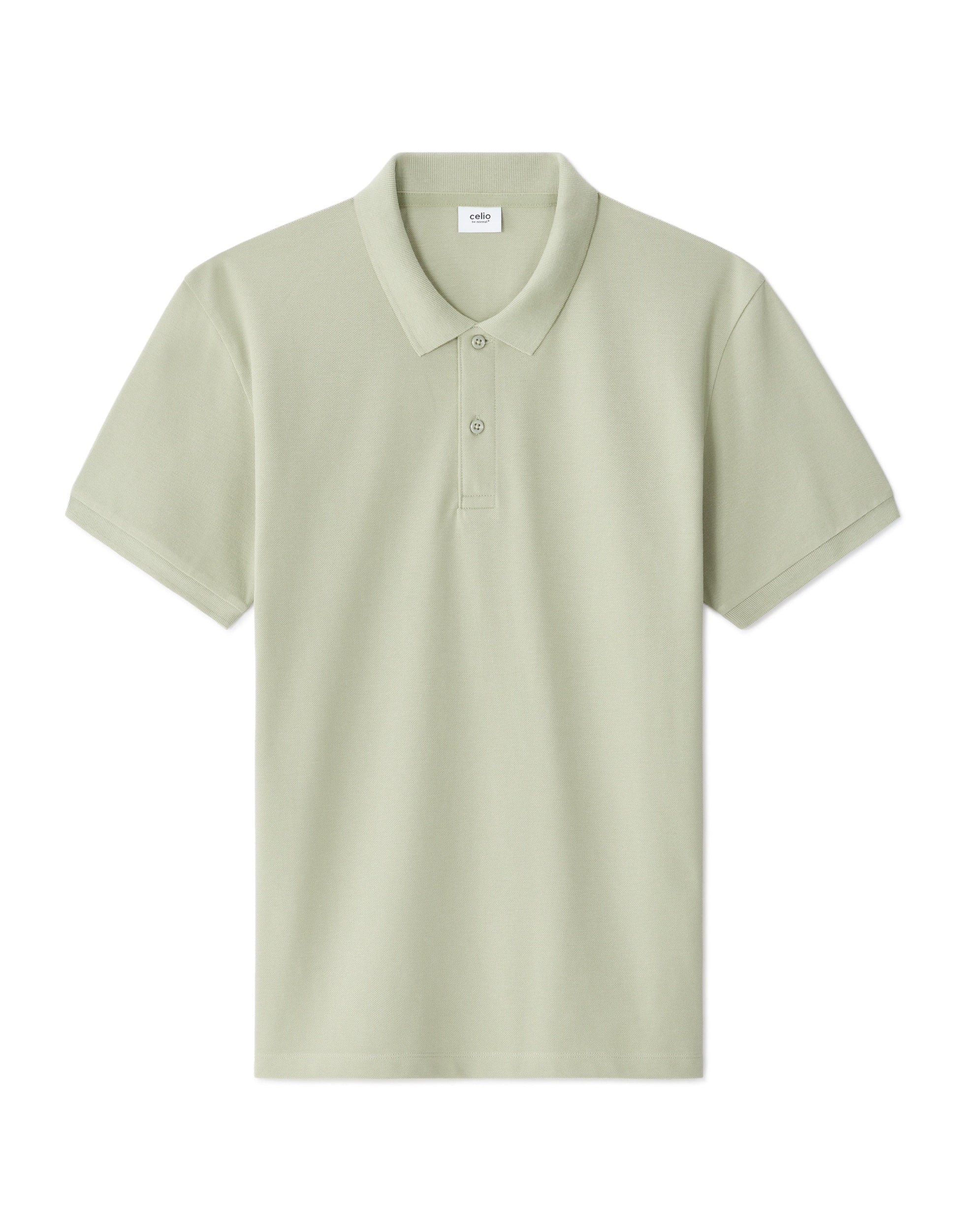 Regular Fit pique Polo Shirt - 100% Cotton Celio