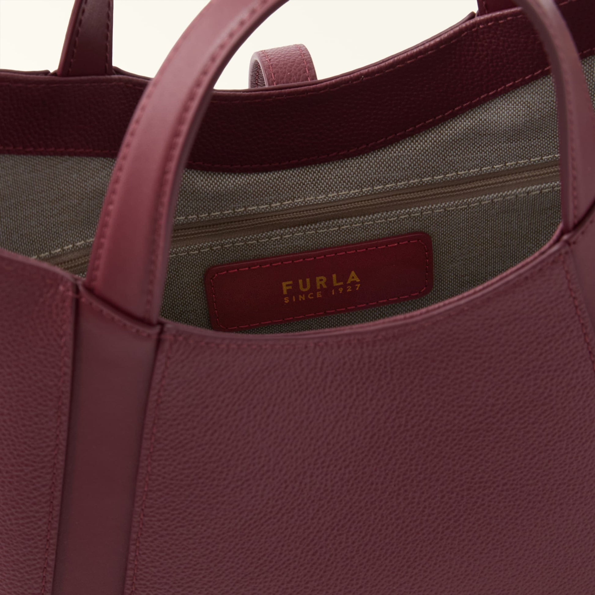 Furla Goccia S Tote in Red - Bags 
