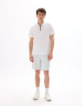 optical white Short sleeves Polo