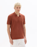 Red Short Sleeves Polo for Men