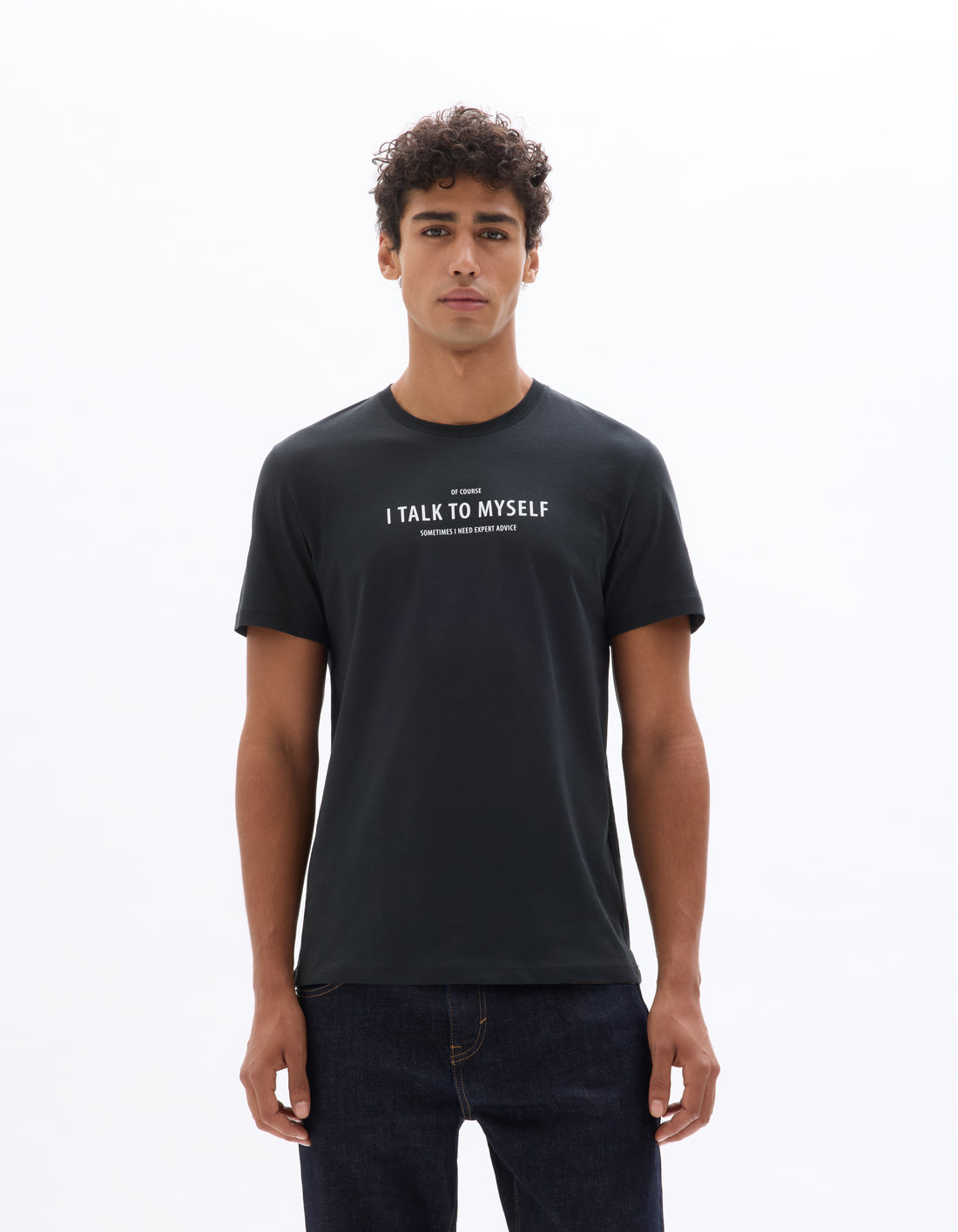 Black Short Sleeves Tshirt - Celio Lebanon