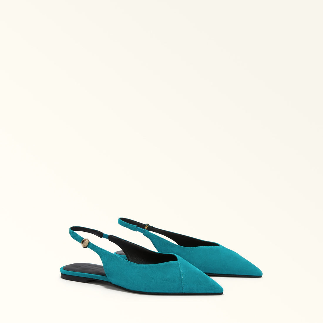 Furla Sfera  Slingback Ballerina T.10 in Blue - Shoes 