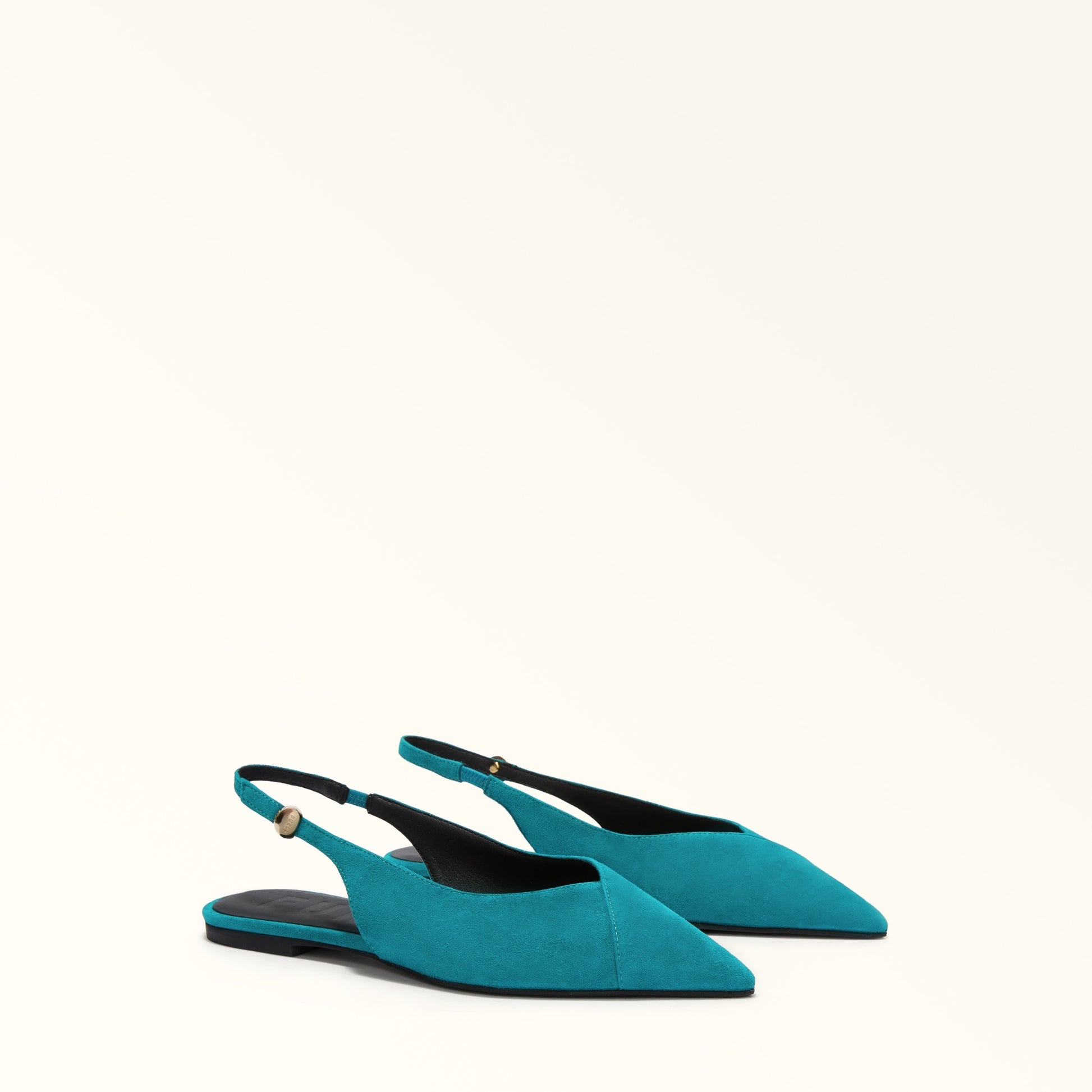 Furla Sfera  Slingback Ballerina T.10 in Blue - Shoes 