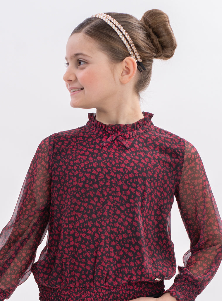 Girl Shirts - Burgundy