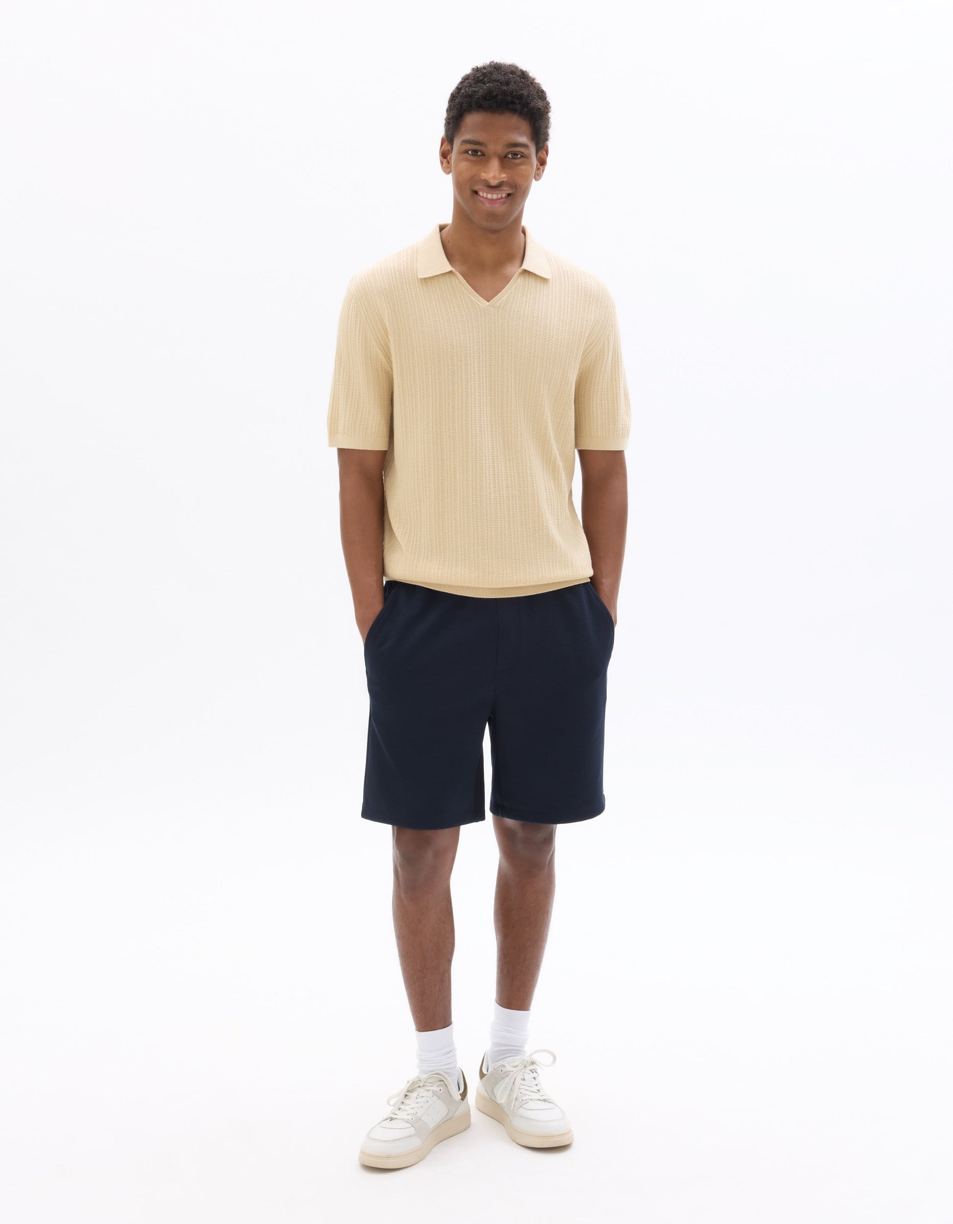 Regular Fit 100% Cotton pique Knit Polo Celio