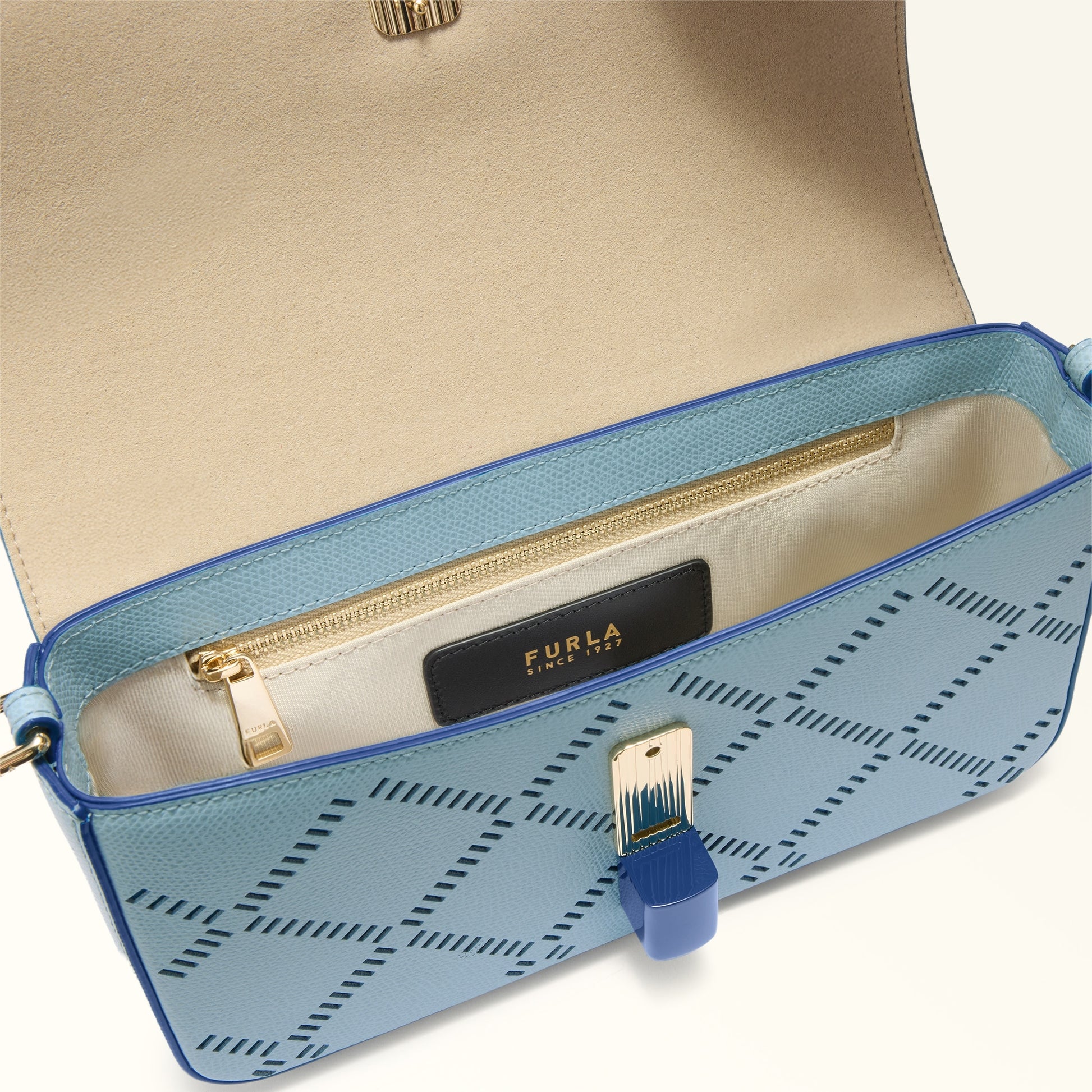Furla Iride S Crossbody in Blue - Bags 