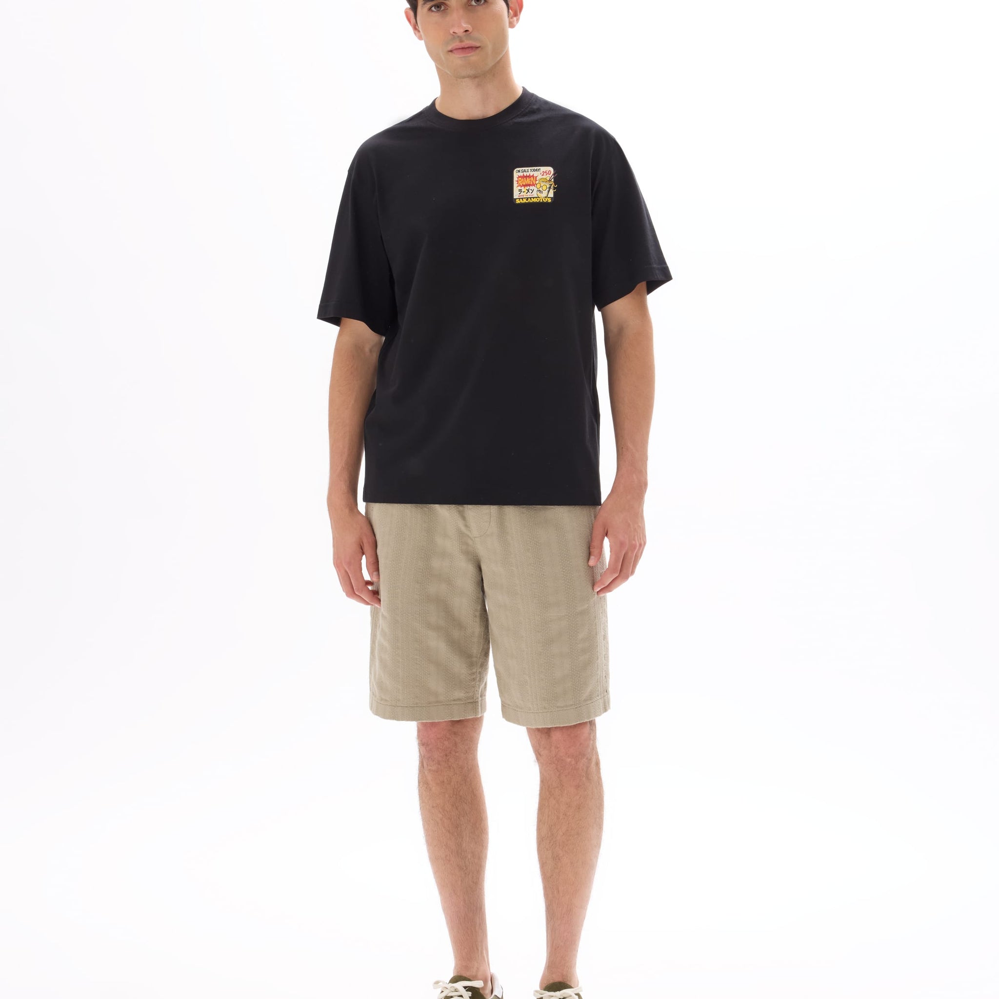 black tee shirt