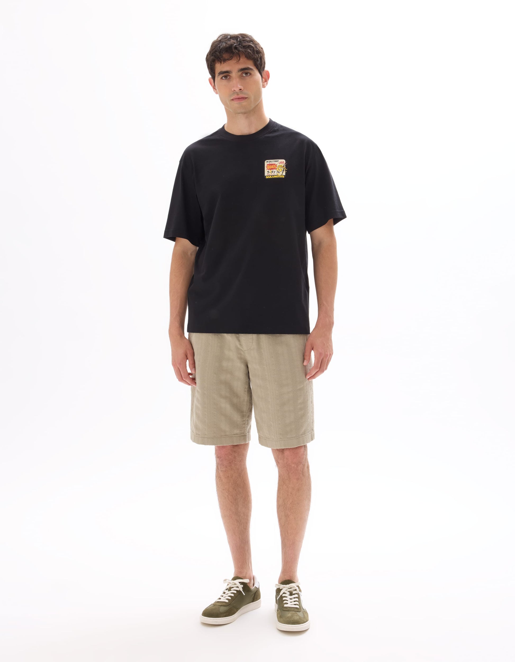 black tee shirt