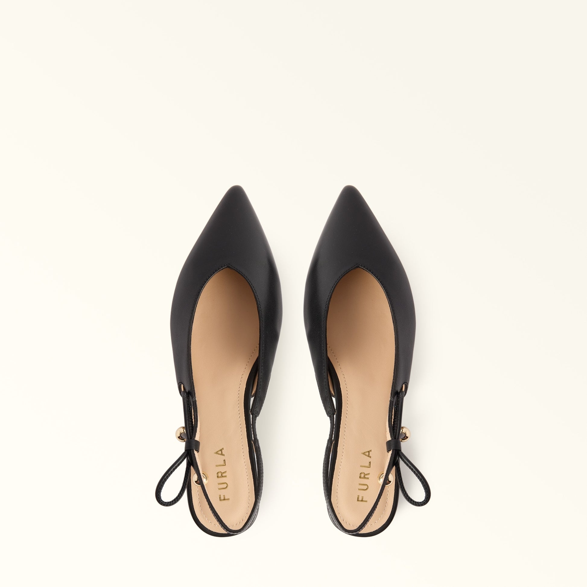 Furla Poppy Slingback T.15 in Black - Shoes 