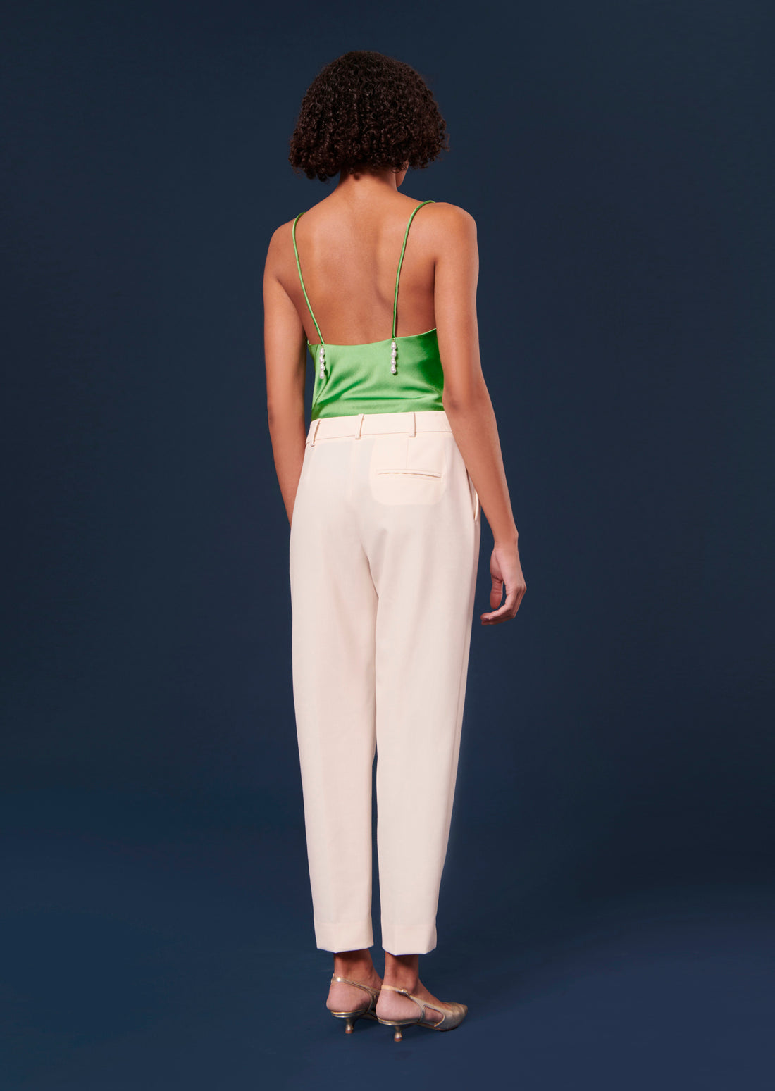 Pascal ecru cold wool pants by Tara Jarmon Lebanon