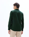 Vert Fonce Long Sleeves Shirt - Celio Lebanon
