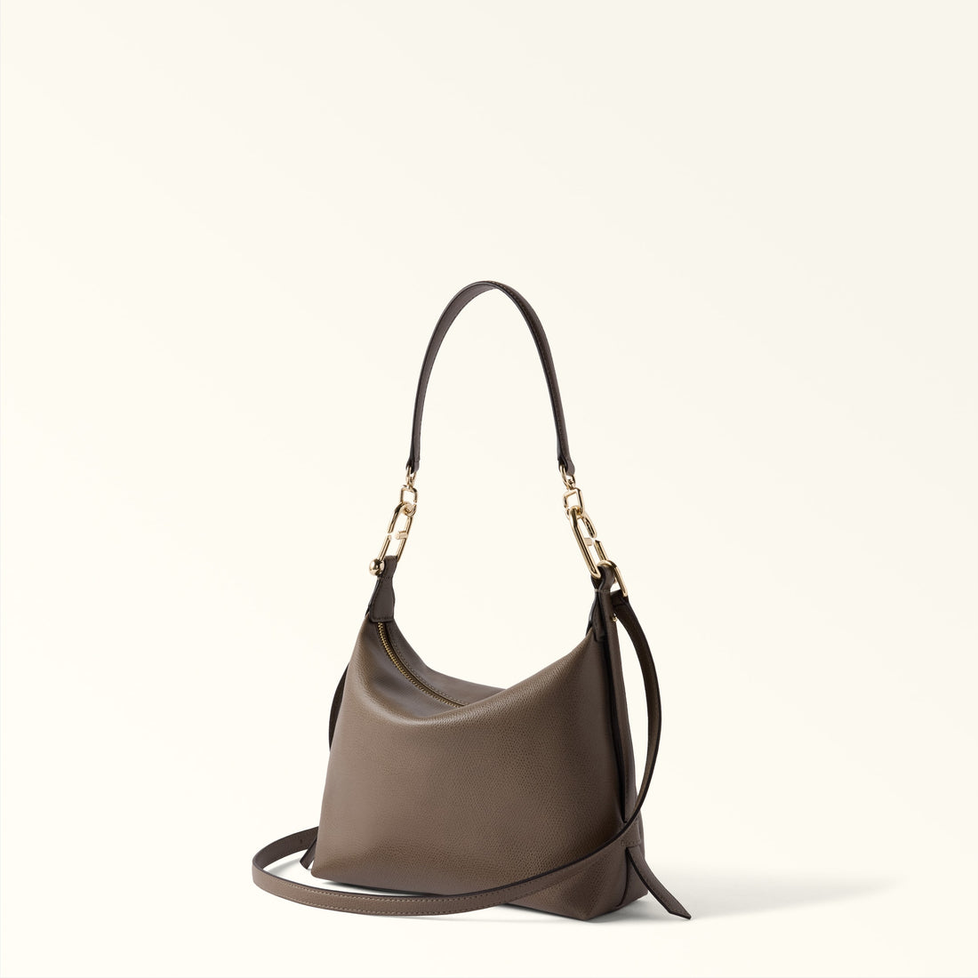 Furla Tonie Mini Hobo in Grey - Bags 