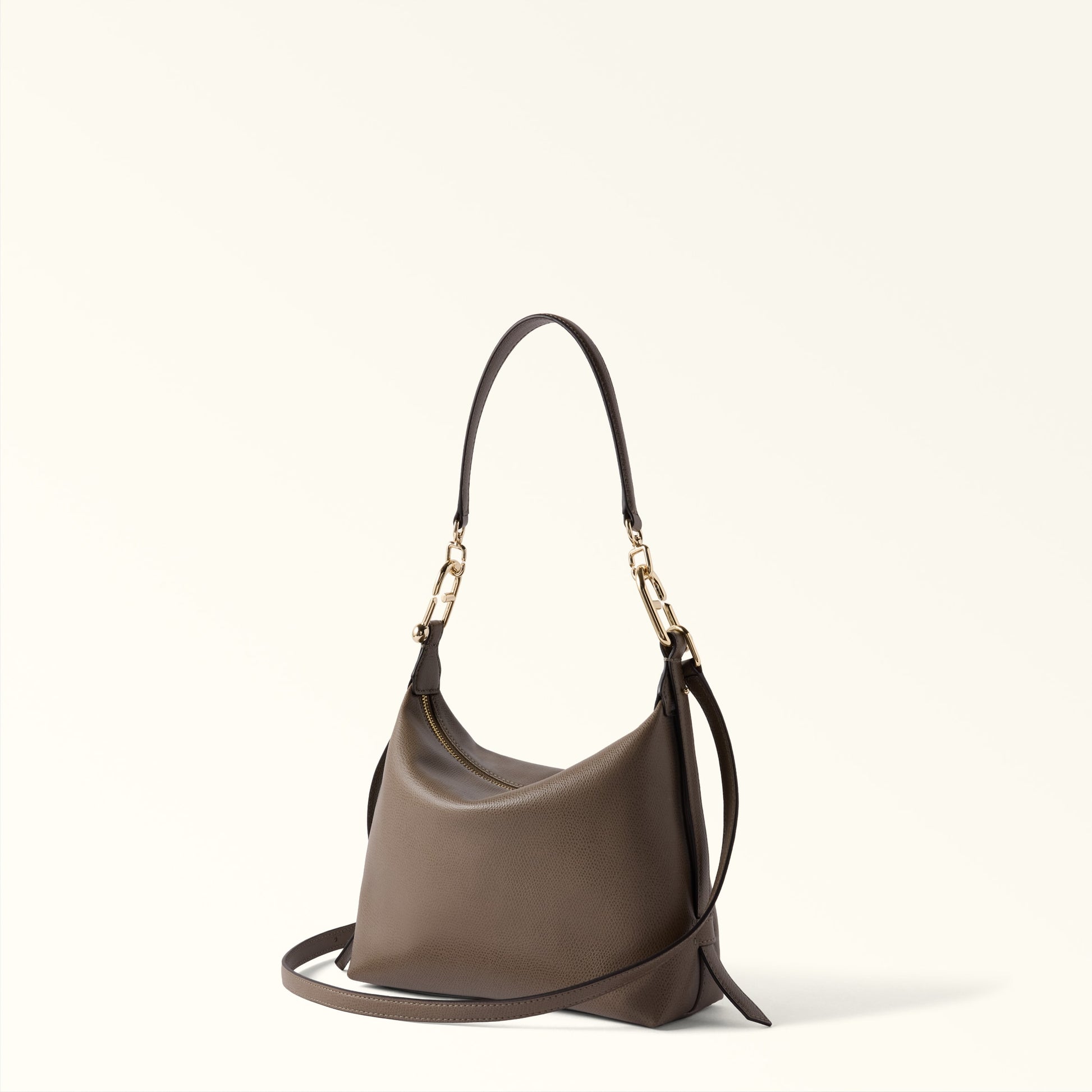 Furla Tonie Mini Hobo in Grey - Bags 