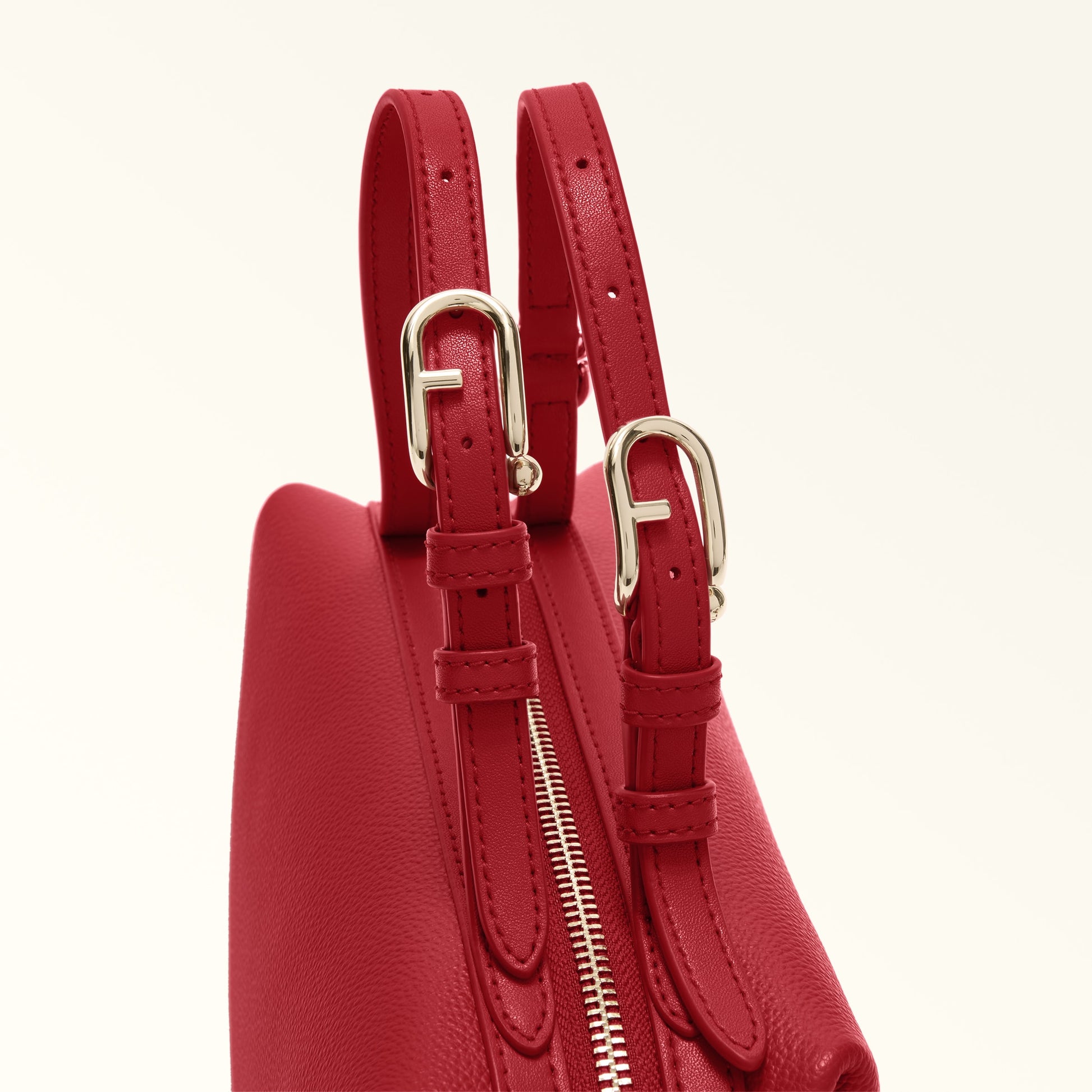 Furla Double Xl Boston  Bag In Leather