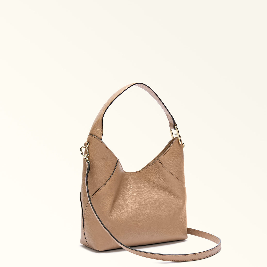Furla Lara S Hobo Bag In Leather