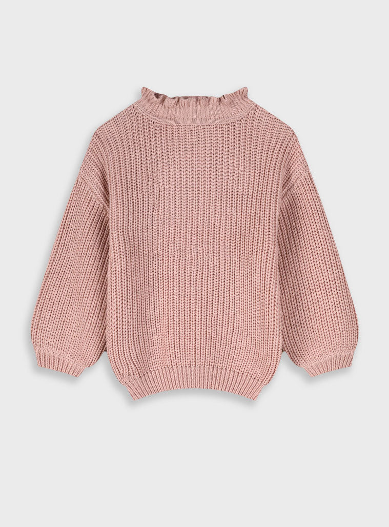 Children's Pink Blouse Knitwear For Girl
