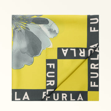 Furla Lea Bandana 60X60 in Green - Scarves 