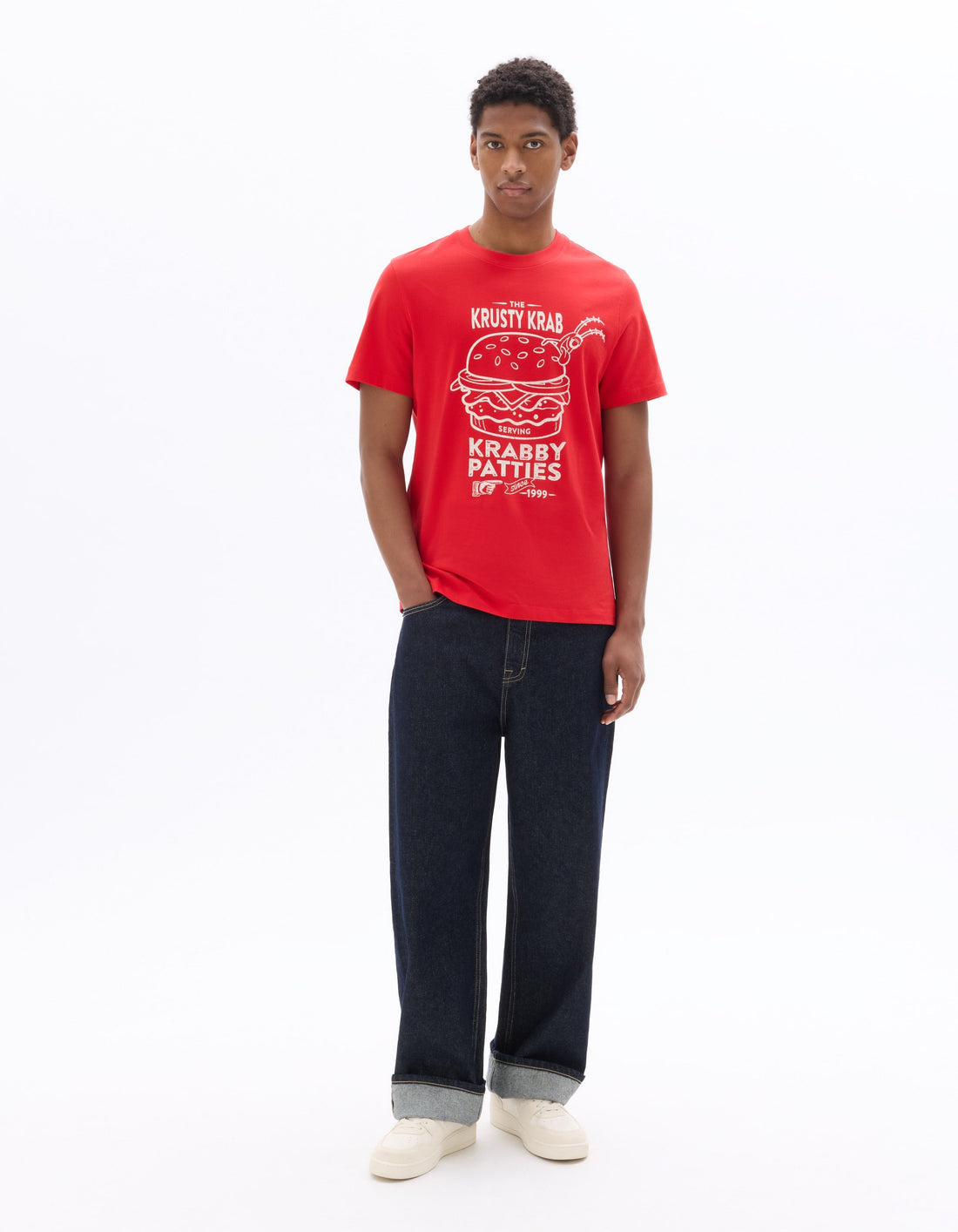 SpongeBob - Red T-shirt The Krusty Krab Celio