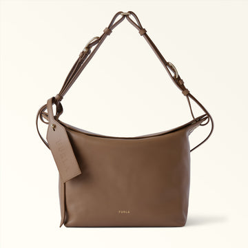 Furla Ginevra M Shoulder Bag in Brown - Bags 
