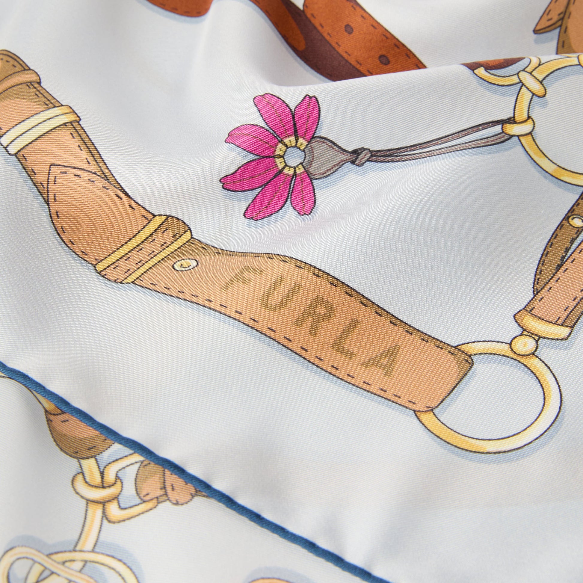 Furla Tortona Carre' 90X90 in Grey - Scarves 