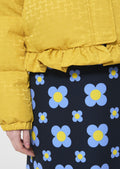 Daniela  lemon yellow down jacket