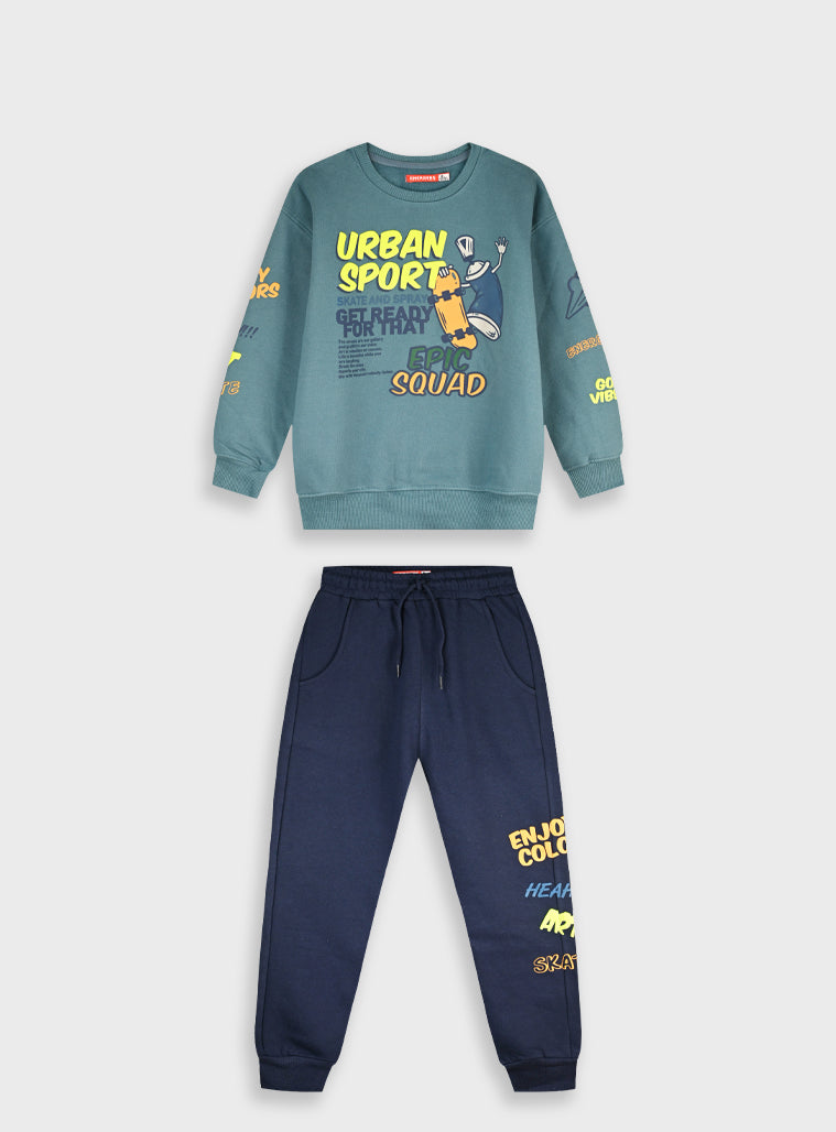 Boy Tracksuit - Navy